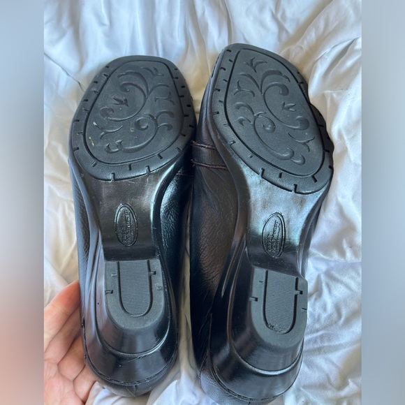 Great Northwest Clothing Company Laura Black Leather Buckle Shoes Size 7.5M - Picture 7 of 8